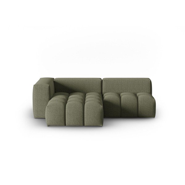 Tamsiai žalios spalvos kampinė sofa (su kairiuoju kampu/su gultu) Verona – Cosmopolitan Design-image-2