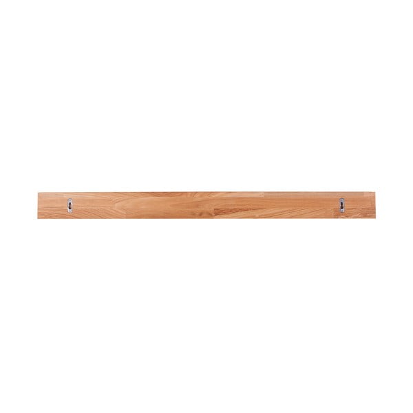 Iš ąžuolo masyvo sieninė lentyna natūralios spalvos paveikslėliams 100 cm Kalle – Interia Home & Living-image-4