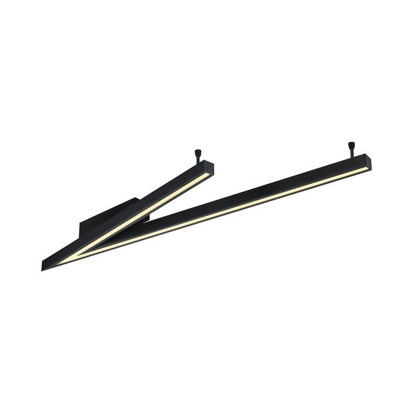 Lubinis šviestuvas juodos spalvos LED su balso kontrole/su mobiliųjų programų valdymu 35x127.5 cm su metaliniu gaubtu Cicanto – CINQUE-image-2