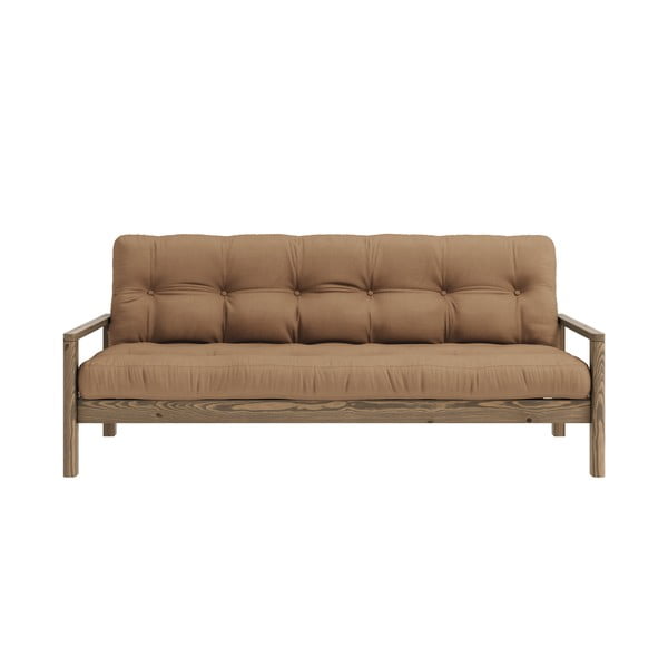 Sulankstoma sofa rudos spalvos 205 cm Knob – Karup Design
