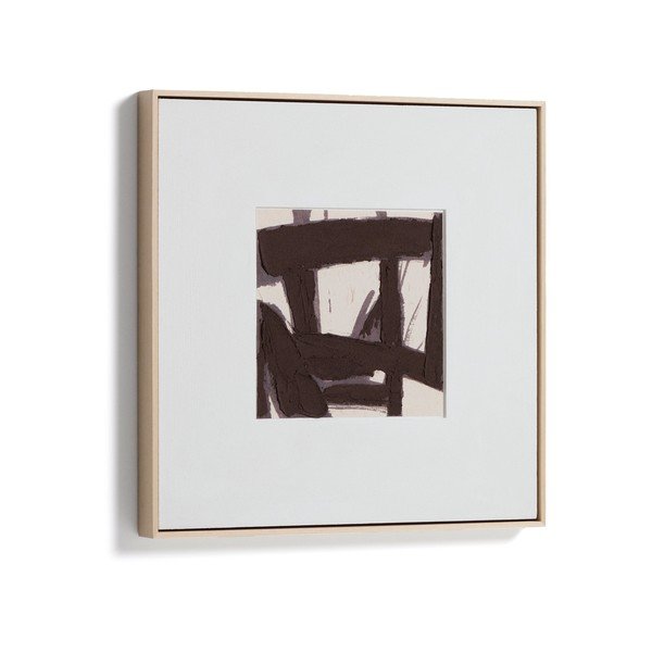 Paveikslas tapyba rankomis (tapyba) su rėmeliu/tapyba ant drobės 60x60 cm Arilan – Kave Home-image-2