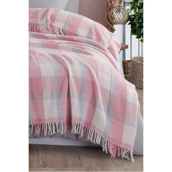 Rožinės spalvos lovatiesė 150x200 cm Warm Soft – Mijolnir-image-2