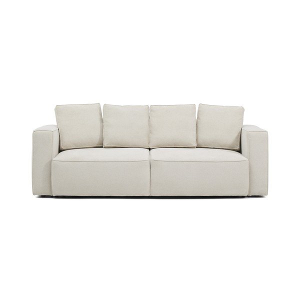 Smėlio spalvos sulankstoma sofa iš šenilinio audinio 236 cm Marela – Kave Home