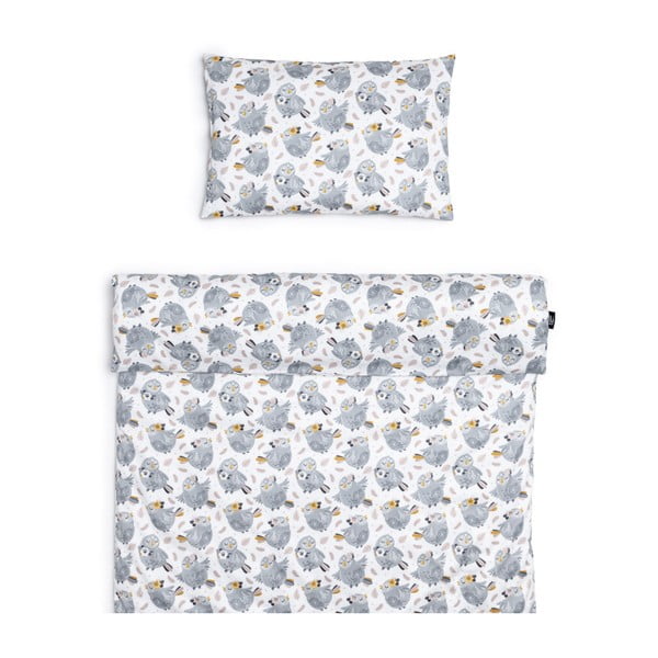 Medvilninė lovos patalynė 135x100 cm Owl Princess - ESECO-image-1