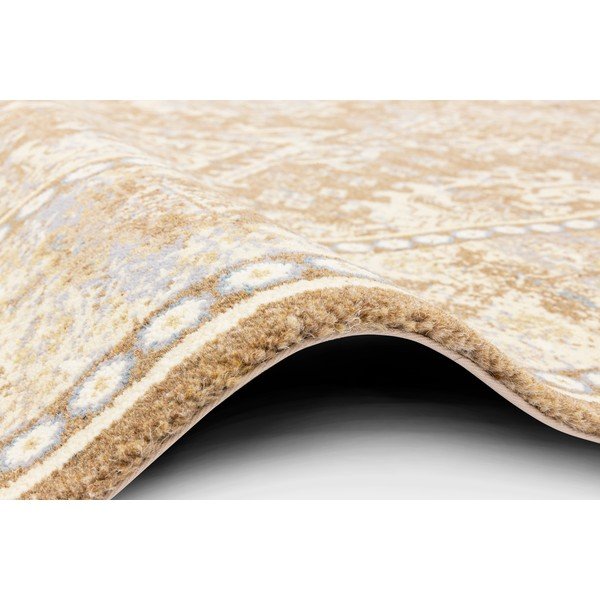 Kilimas iš vilnos šviesiai rudos spalvos 100x180 cm Carol – Agnella-image-2
