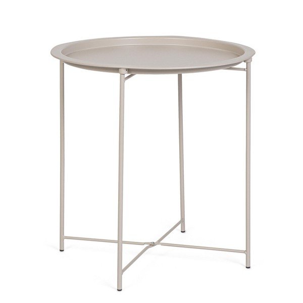 Iš metalo apvalios formos šoninis stalas ø 47 cm Hilmar – Yes Everyday