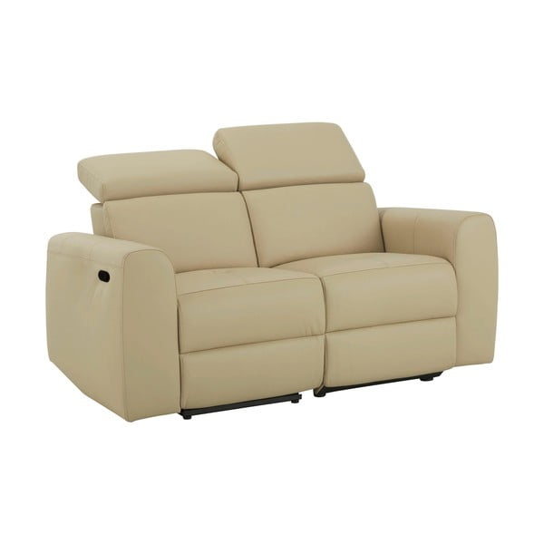 Iš dirbtinės odos sofa baltos spalvos 158 cm Capena – Støraa-image-3