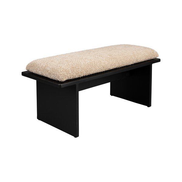 Smėlio spalvos iš boucle suolas Shiho – Dutchbone-image-2