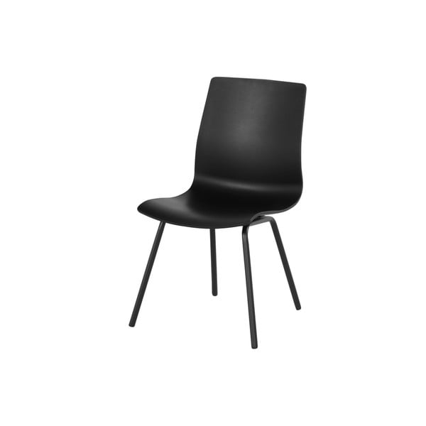 Plastikinės sodo kėdės juodos spalvos 2 vnt. Sophie Rondo Wave – Hartman