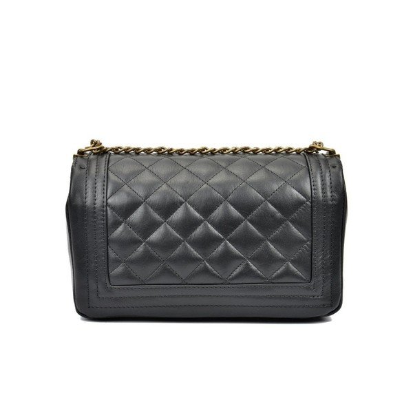 Juoda odinė kišenė Anna Luchini Mini Nero-image-2