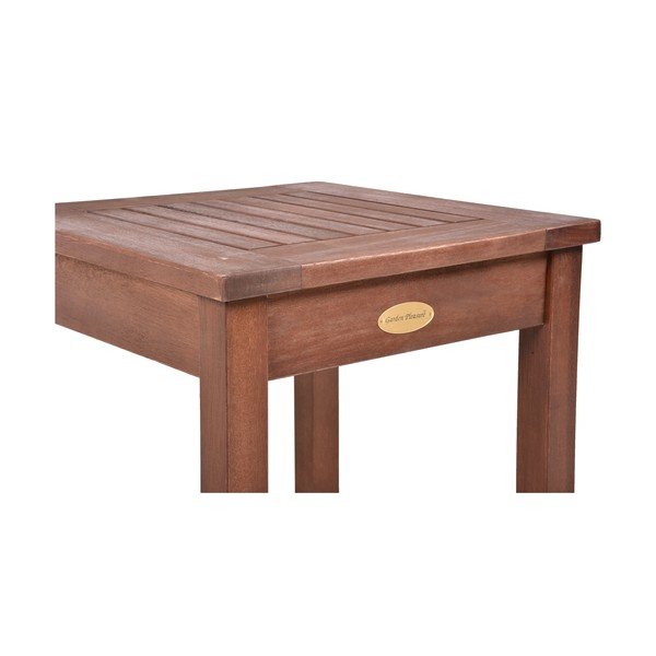 Iš eukalipto masyvo sodo šoninis staliukas 40x40 cm Sonora – Garden Pleasure-image-2