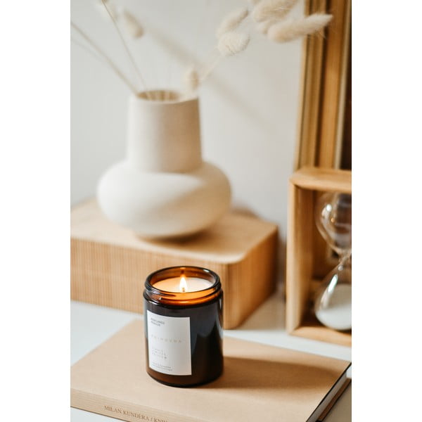 Aromatinė žvakė iš sojų vaško degimo laikas 40 h Slavic Edition: #09 Library – Perfumed Prague-image-1
