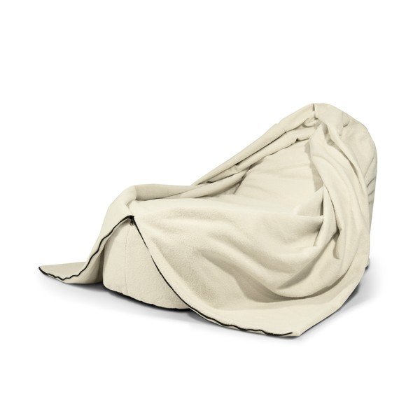 Šviesiai pilkos spalvos iš boucle vaikiškas sėdmaišis Cocoon 120 – SLOWDOWN-image-3