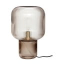 Stalinis šviestuvas rudos spalvos (aukštis 42 cm) su stiklo gaubtu Pirum – Hübsch