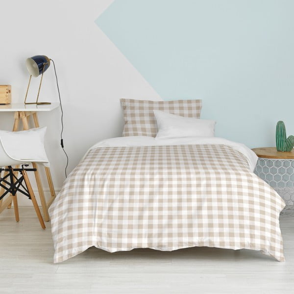 Viengulė vaikiška patalynė iš medvilnės 140x200 cm Vichy – Happy Friday-image-3