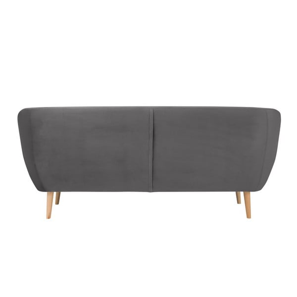 Pilka trijų vietų sofa Mazzini Sofas Amelie-image-4