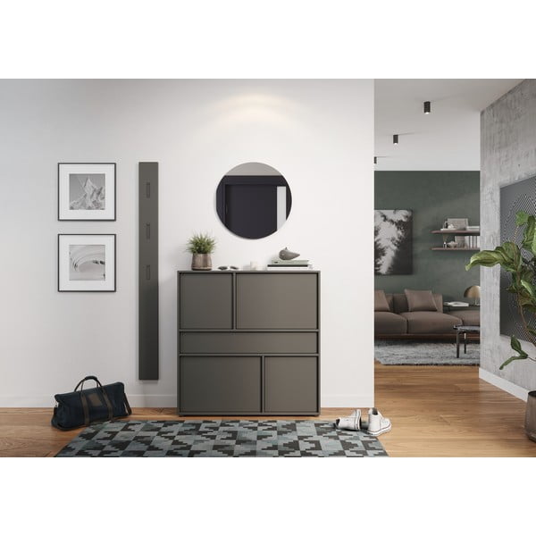 Antracito spalvos spintelė 105x108x25 cm Ameca 2.0 – Germania-image-4