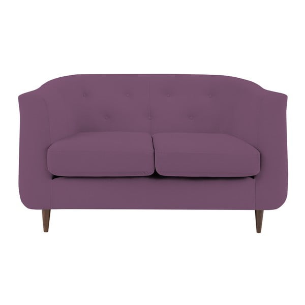 Violetinė sofa "Kooko Home Love", 125 cm