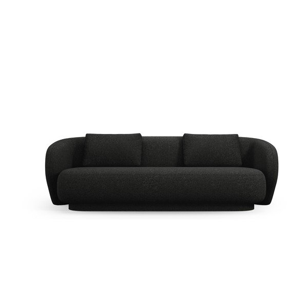 Sofa juodos spalvos 204 cm Camden – Cosmopolitan Design
