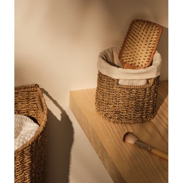 Iš jūržolės krepšys 15x15x15 cm Tossa – Kave Home-image-1