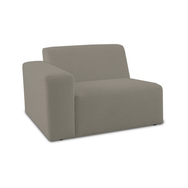 Iš boucle modulinė sofa šviesiai rudos spalvos (su kairiuoju kampu) Roxy – Scandic-image-1