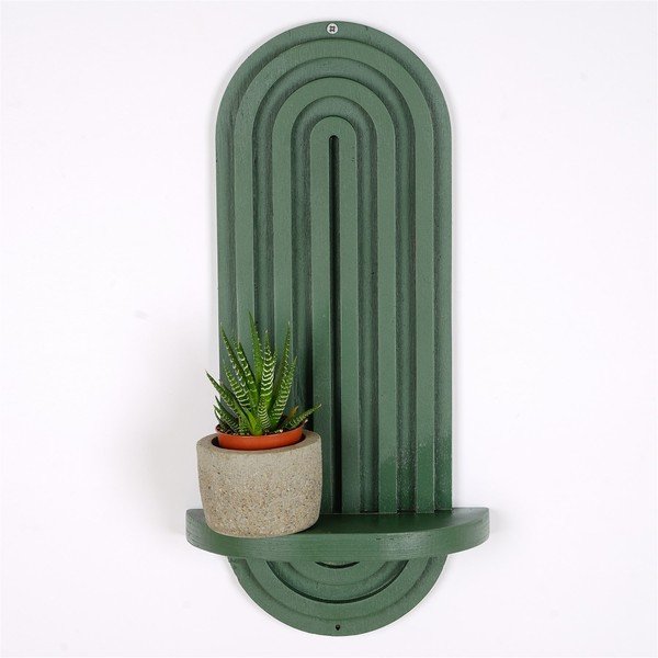Sieninė lentyna žalios spalvos 20 cm Raf – Kalune Design-image-4