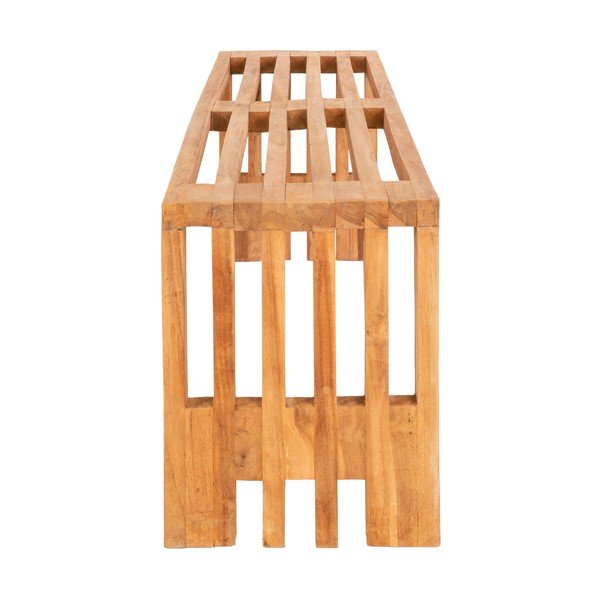 Sodo suoliukas pagamintas iš tikmedžio medienos House Nordic Benidorm, 140 x 35 cm-image-4