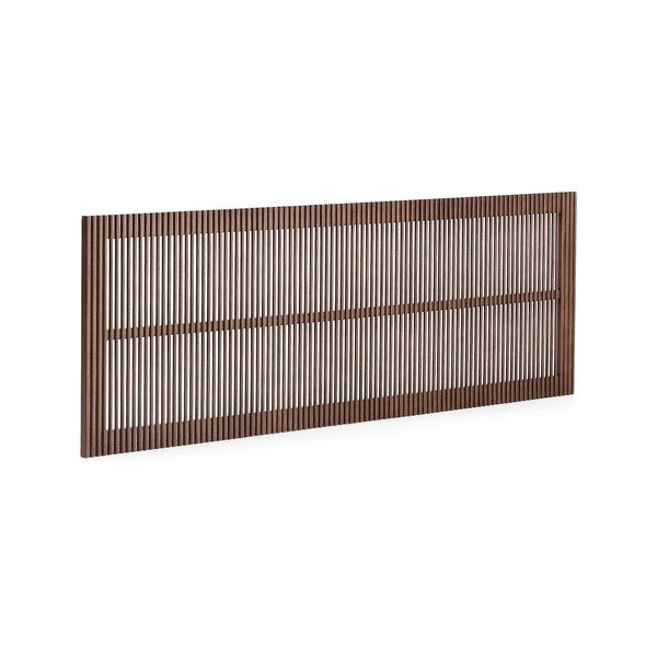 Tamsios natūralios spalvos iš uosio masyvo galvūgalis 195x70 cm Beyla – Kave Home
