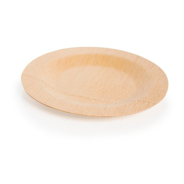 10 vienkartinių bambukinių lėkščių rinkinys "Bambum-image-1