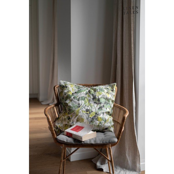 Dekoratyvinis pagalvės užvalkalas iš lino 40x40 cm Lotus – Linen Tales-image-2