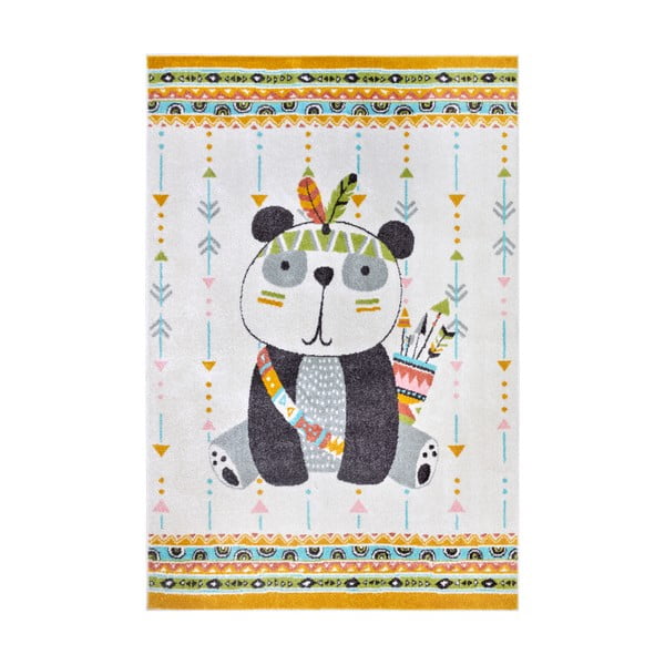 Vaikiškas kilimas kreminės spalvos 160x235 cm Panda – Hanse Home