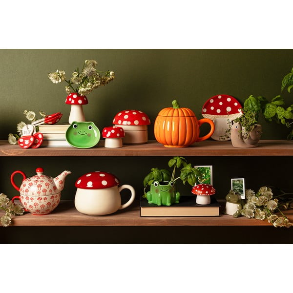 Iš molio dekoratyvinis padėklas 9x7,5 cm Frog – Sass & Belle-image-2