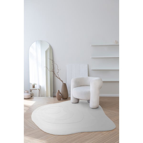 Kilimas iš vilnos baltos spalvos 150x150 cm Olsen – Asiatic Carpets-image-1