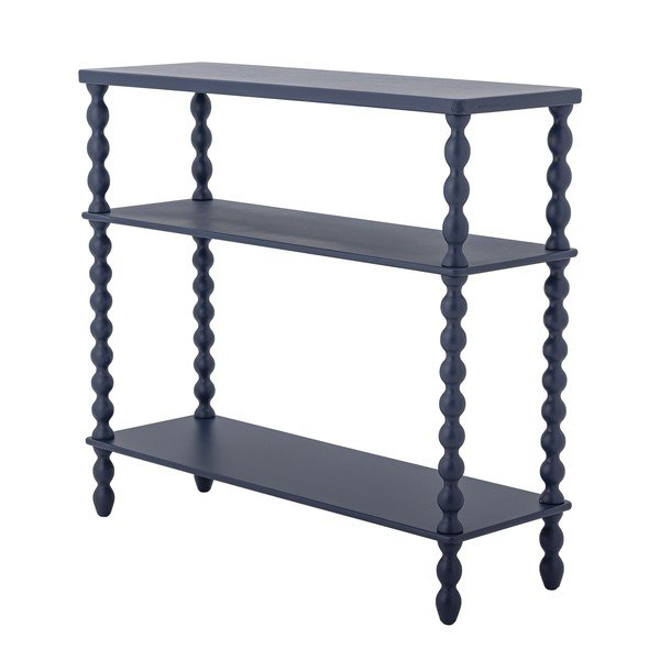 Mėlynos spalvos konsolinis staliukas 30x90 cm Salino – Bloomingville