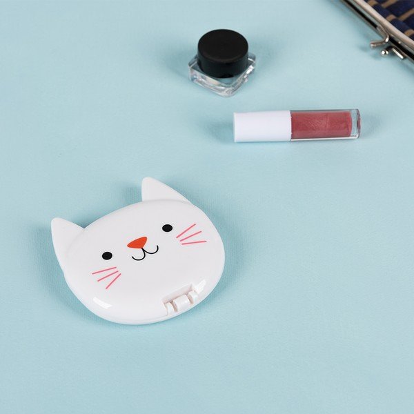 Kosmetinis didinantis veidrodis 7,5x8 cm Cookie the Cat – Rex London-image-1