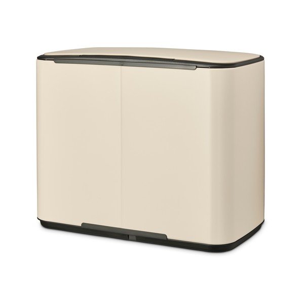Iš plieno šiukšliadėžė smėlio spalvos su pedalu 36 l Bo – Brabantia-image-3