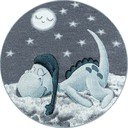 Vaikiškas kilimas mėlynos spalvos/pilkos spalvos ø 120 cm Bambi – Ayyildiz Carpets