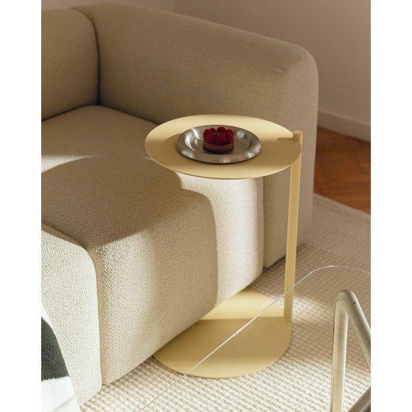 Iš plieno apvalios formos šoninis stalas 41x40 cm Ande – noo.ma-image-1