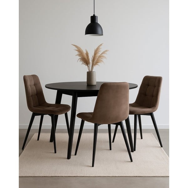 Apvalios formos valgomojo stalas ø 105 cm Vojens – Bonami Essentials-image-2