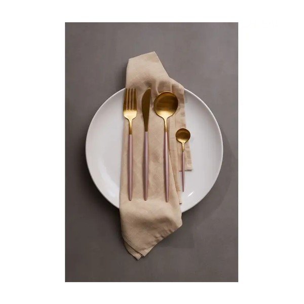 Stalo įrankiai auksinės spalvos iš nerūdijančio plieno 16 vnt. Avie – Premier Housewares-image-1
