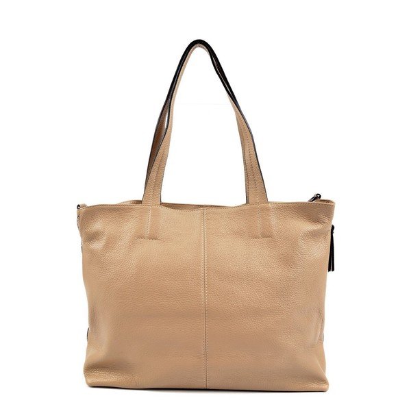 Smėlio spalvos odinė rankinė Roberta M Stranger-image-3