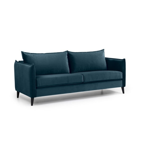 Tamsiai mėlyna sofa Scandic Leo, 208 cm-image-2