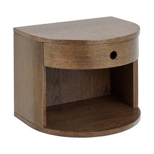 Tamsios natūralios spalvos naktinis staliukas iš ąžuolo Paron – Actona-image-2