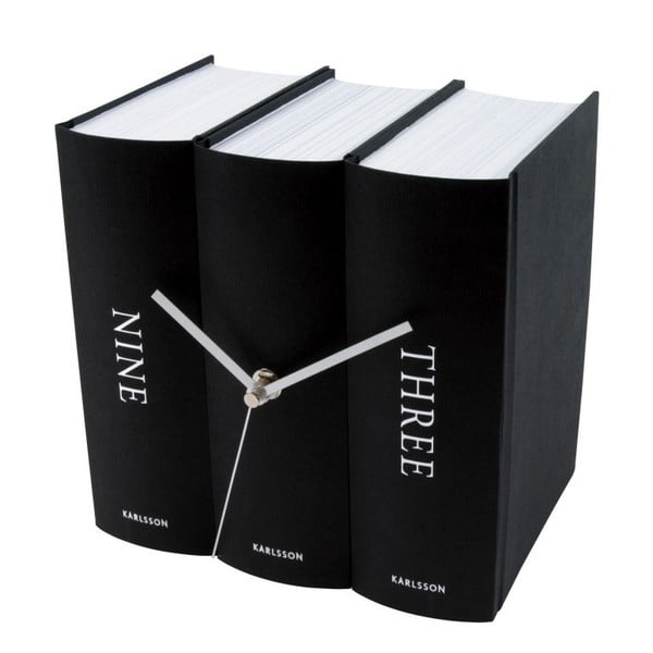 Laikrodis "Book Black