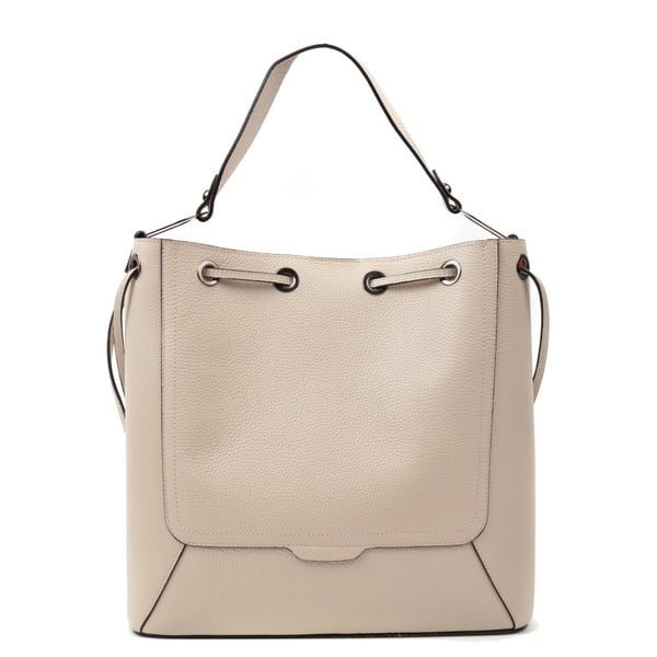 Smėlio spalvos odinė rankinė Renata Corsi Havna-image-3