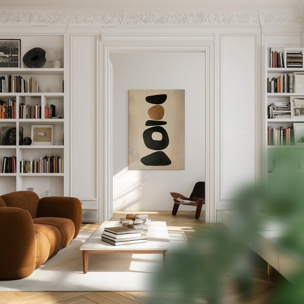 Spausdintas paveikslas tapyba ant drobės 70x100 cm Stones – Styler-image-2