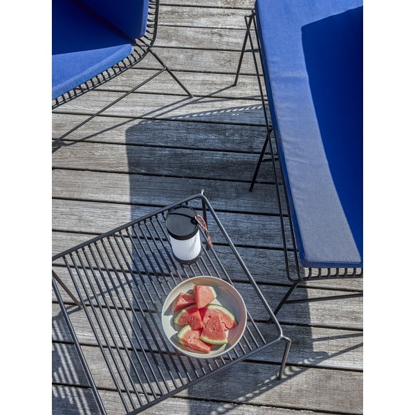 Metalinis sodo suoliukas juodos spalvos String – Hübsch-image-4