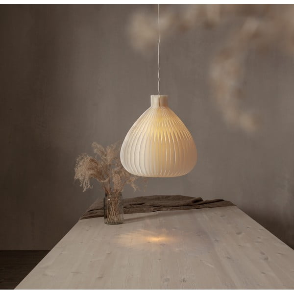 Šviestuvo gaubtas kreminės spalvos ø 38 cm Honeycomb – Star Trading-image-1