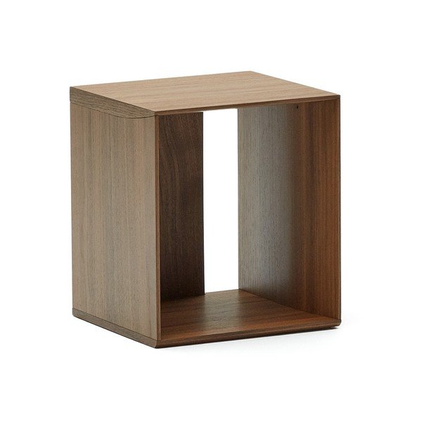 Modulinė lentyna natūralios spalvos iš riešutmedžio 34x38 cm Litto – Kave Home-image-2