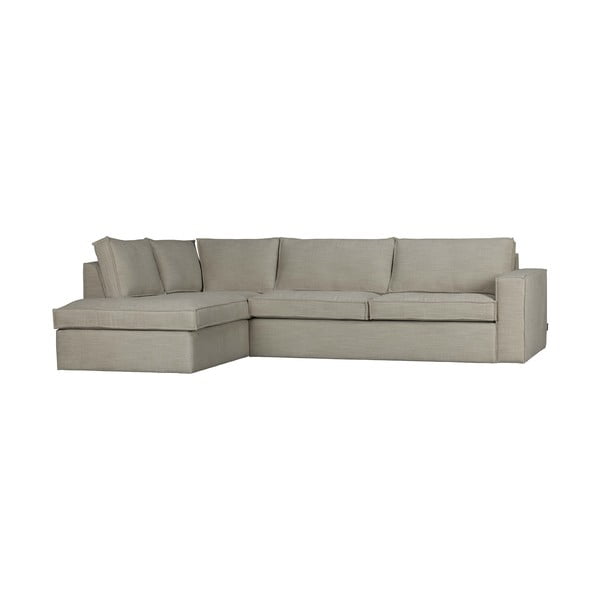 Kampinė sofa smėlio spalvos (su kairiuoju kampu) Freddie – WOOOD-image-2